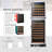 152 Bottle Built-In Refrigeration Dual Zone Freestanding Wine Refrigerator