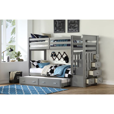 Kids Twin Bunk Bed