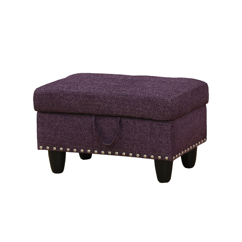 Linen Storage Ottoman Living Room, Amaranth