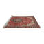 Tapis oriental multicolore tissé à la machine Oriental-636495639
