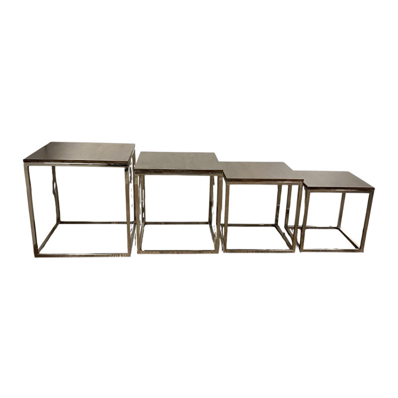 Solid Wood Top End Table