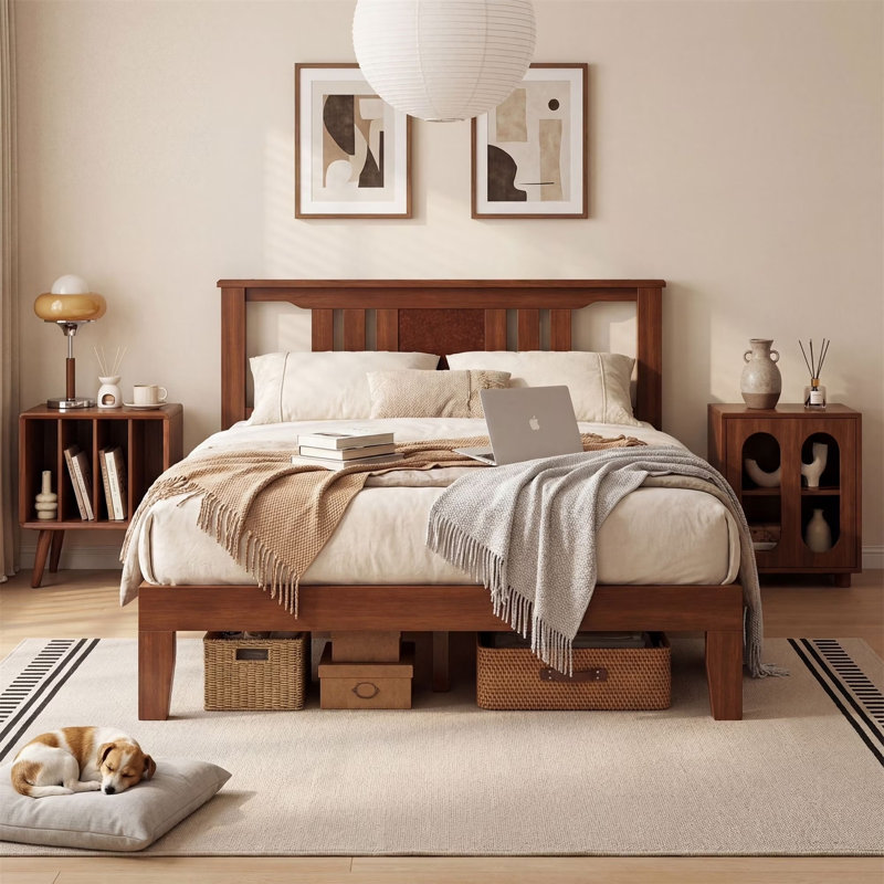 11'' Storage Bed Frame With Headboard & Footboard With Under Bed Storage For Bedroom, Full