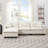 Luxurious Suede Fabric, Sectional Sofa (Sectional)-1073297975