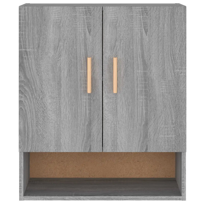 Kamyrah Wall Bathroom Storage, Grey Sonoma