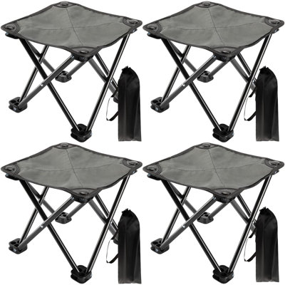 Camping Stool Camping Foot Stool Camping Foot Rest Folding Stools For Adults Portable Mini Chair Outdoor Portable Seat With Carry Bag For Hunting Fish