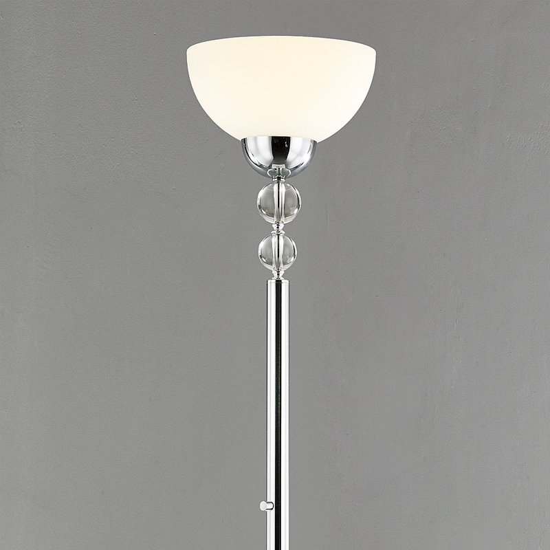 Lampe sur pied Eiland en laiton, Brushed