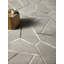 Tapis gris moyen fait à la main Avielle-89246196
