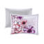 Édredon simple / simple TG et taie décorative, rose floral asymétrique