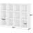 Latitude Run® Bookcase, Cube Open Storage Organizer Display Bookshelf-1975768457-1975768458