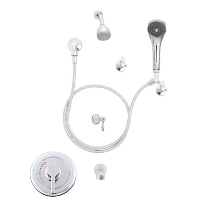 Sentinel Mark II Thermostatic Tub and Shower Faucet with Valve and Diverter