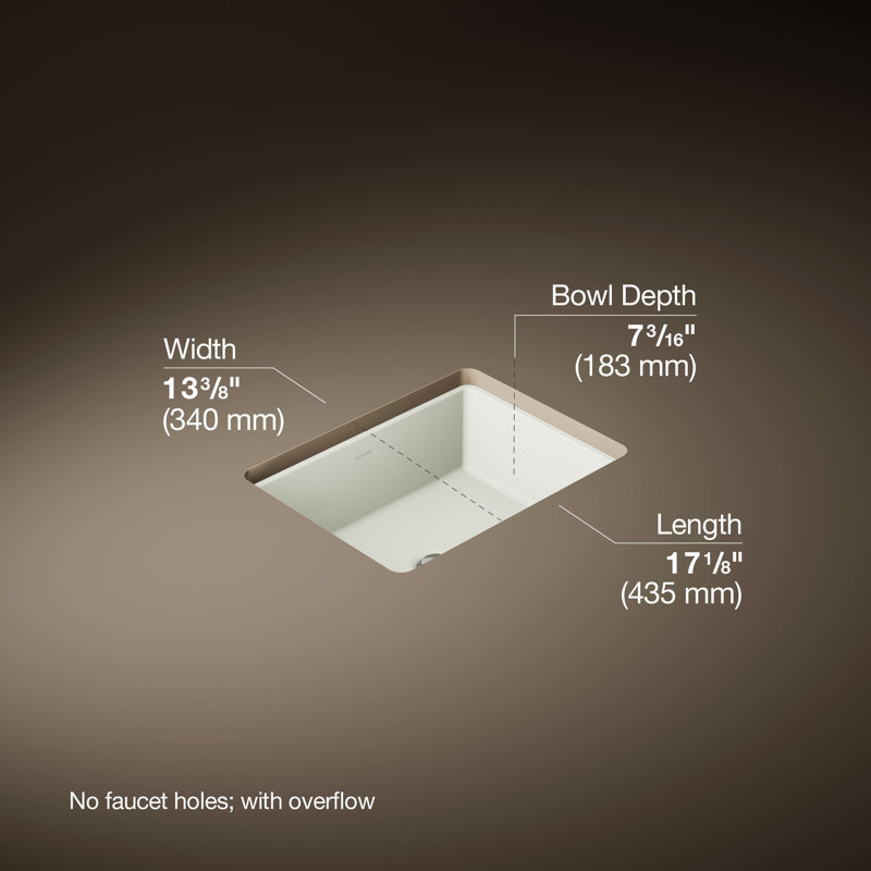 Under-Mount Bathroom Sink, Dune