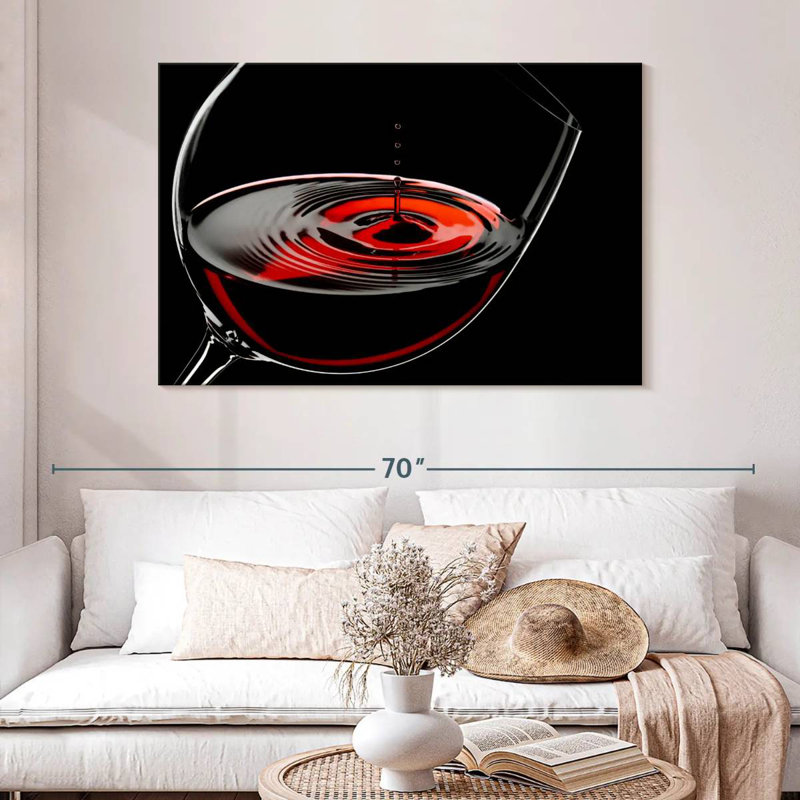 Yarlin Aromatic Red Wine, 32" H x 48" W