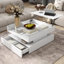 Table basse à plateau relevable VIBE HAUS avec 2 tiroirs (table incluse seulement)