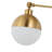 Zina Iron Swing Arm Sconce