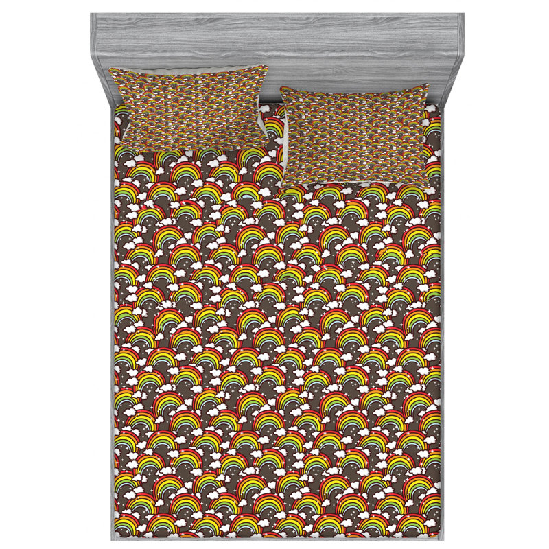 Microfiber Sheet Set, Full Sheet Set with Fitted Sheet