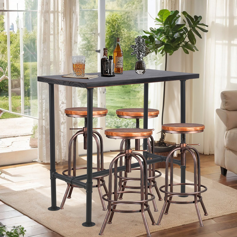 Tabouret Shaylee, Cuivre, 4