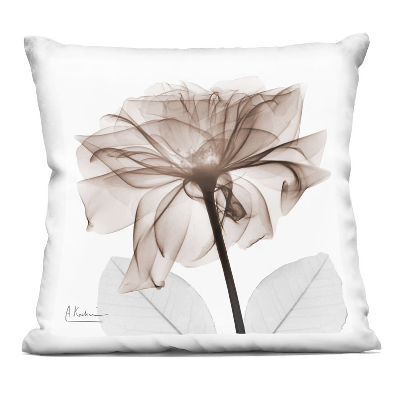 Coussin décoratif Opaque Rose Blossom, imprimé par Albert Koetsier