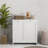 Double Hamper Laundry Storage Cabinet