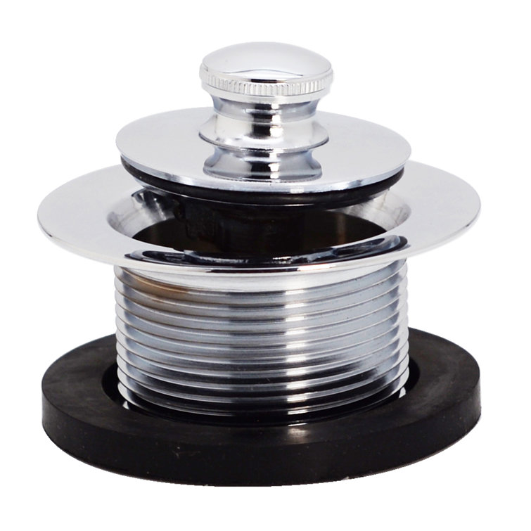 Plumber's Pack Tip-Toe Bathtub Leg Drain Assembly with No-Hole Overflow and Sch. 40 ABS Elbows