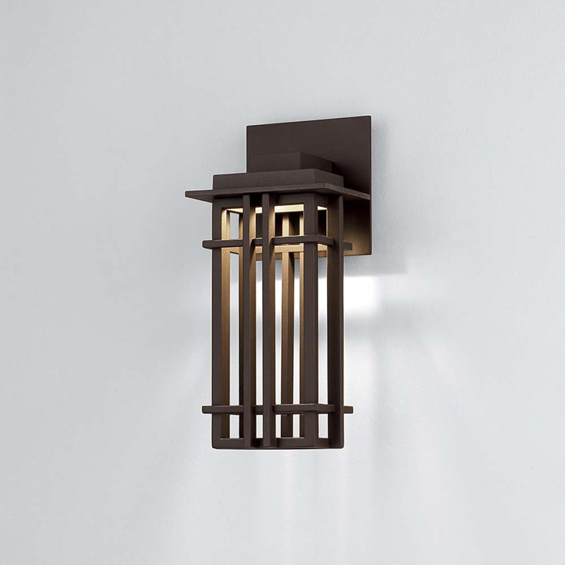 Laforest LED Outdoor Armed Sconce, 12" H x 5.5" W x 5" D, 8.5 W
