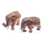 Elephant Buddies Wood Sculptures (Pair)