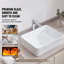 VEVOR 55.9mm W White Ceramic Sink
