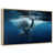 Floating Frame Natural Wood selected