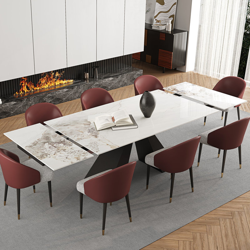 Ensemble repas 9 pièces Karus, Chanel, Rouge