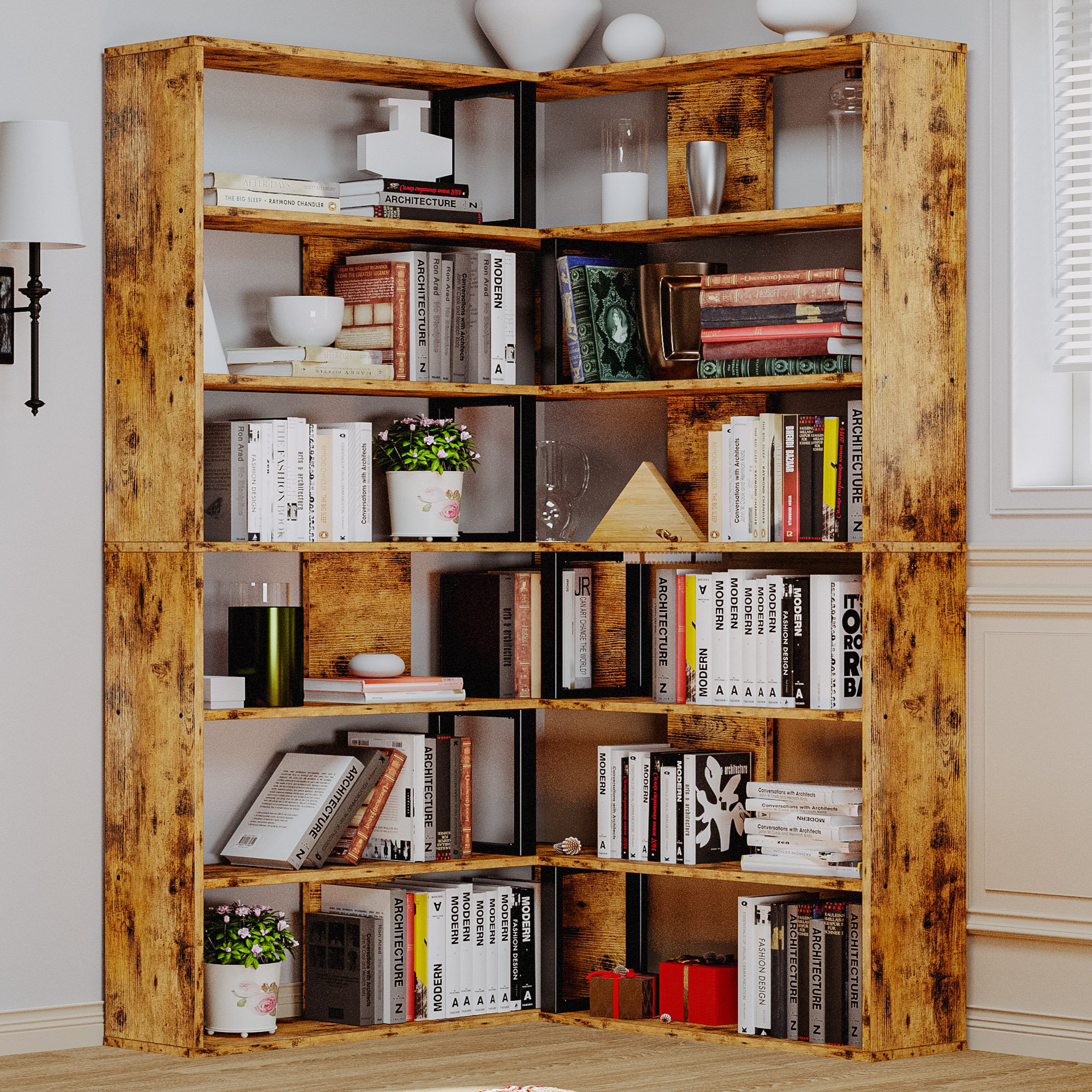 The Real Dahmers Polaroidswayfair 5 Shelf Bookcase - ibakqfj