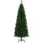 Crayon, arbre de Noël artificiel non éclairé, sapin de Noël mince avec branches réalistes, arbre d'Halloween avec 618 pointes, vert-107091552