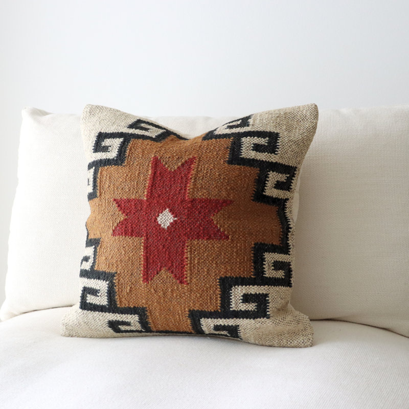 Kilim Jute & Wool, White Abstract
