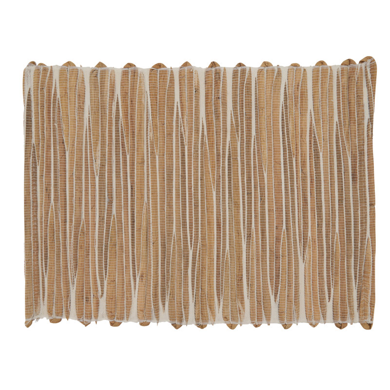 Napperon 14 "Audra Water Hyacinth, Naturel