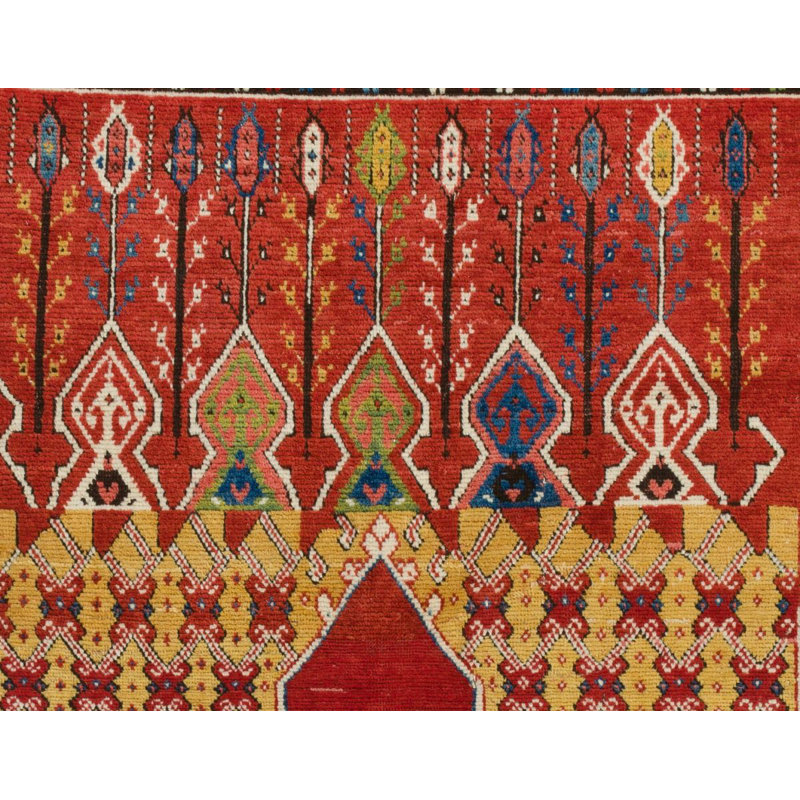 Reproduction du tapis Bistrita à six colonnes Transylvanian