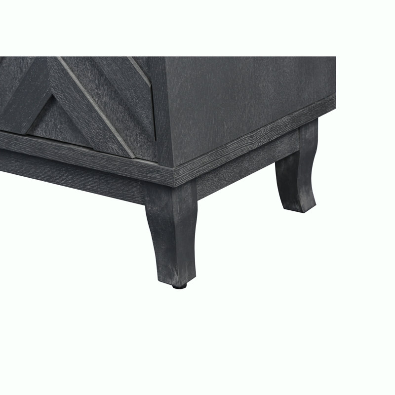 Console de rangement 59 po, Gris taupe