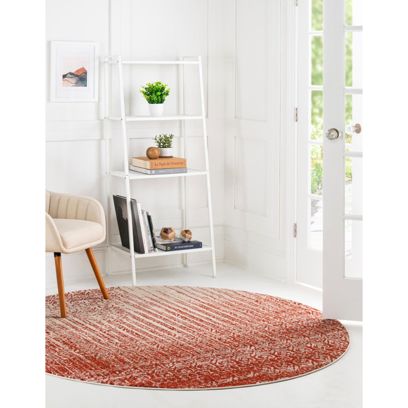 Elysee Geometric Indoor Rug, Round 4'