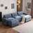 Latitude Run® 3-Seat Sectionals With 2 Ottoman-403881632