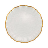 Baroque Handmade Glass Dinner Plate