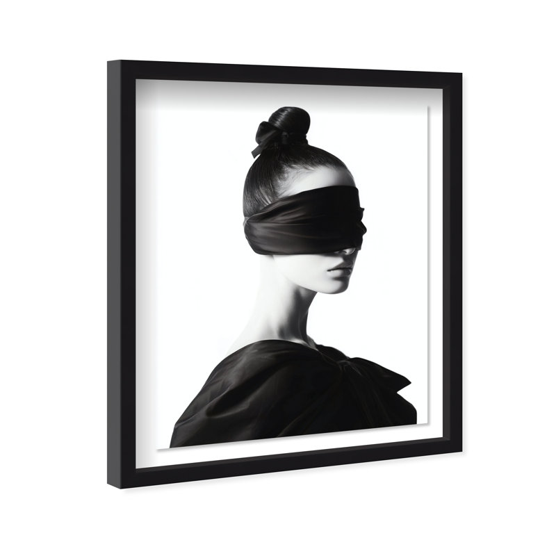 Unseen Truth I Shadowbox Fashion Print by Oliver Gal, Black Frame, 16 x 20, 31.5"H x 37.5"W, Black Shadowbox