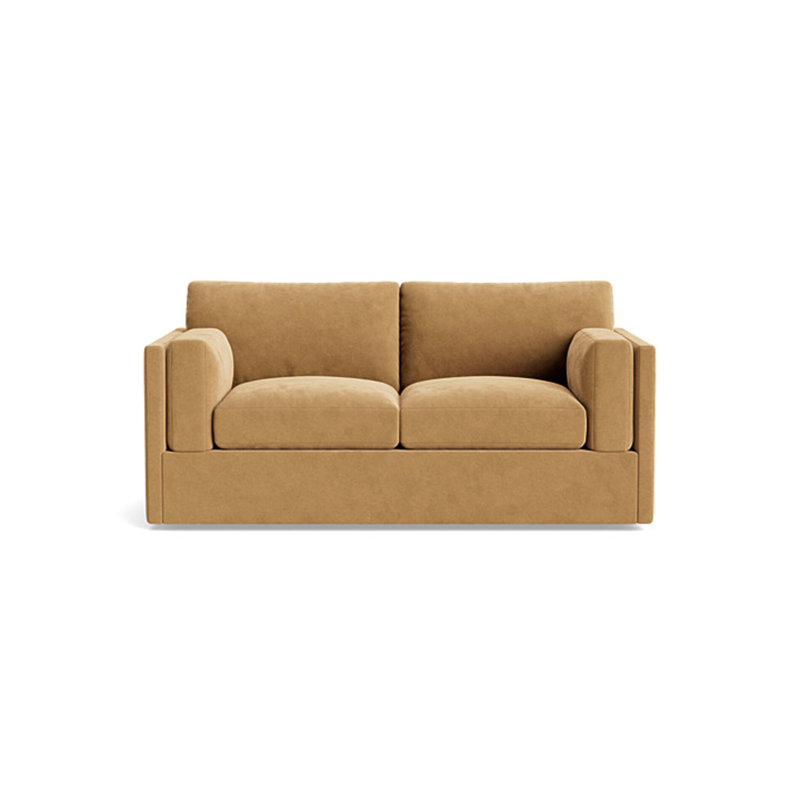 Fairfax Loveseat (70"), Performance Velvet - Nutmeg
