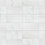 Carrelage mural en céramique aspect pierre 3 po x 6 po Classico Carrara