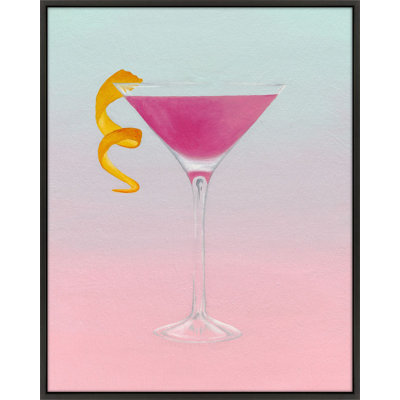 Blood Orange Martini Painting by Katy Montica