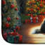 Tapis de vaisselle Tibetan Terrier and Santa Claus