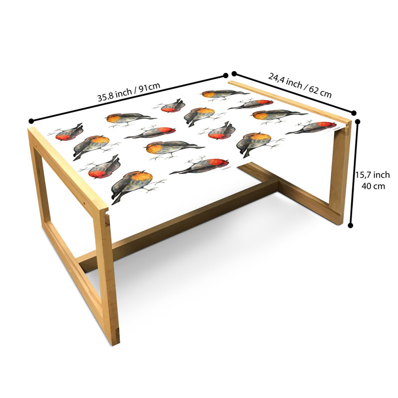 Jainiya Sled Coffee Table, 90cm H x 62cm W x 40cm D
