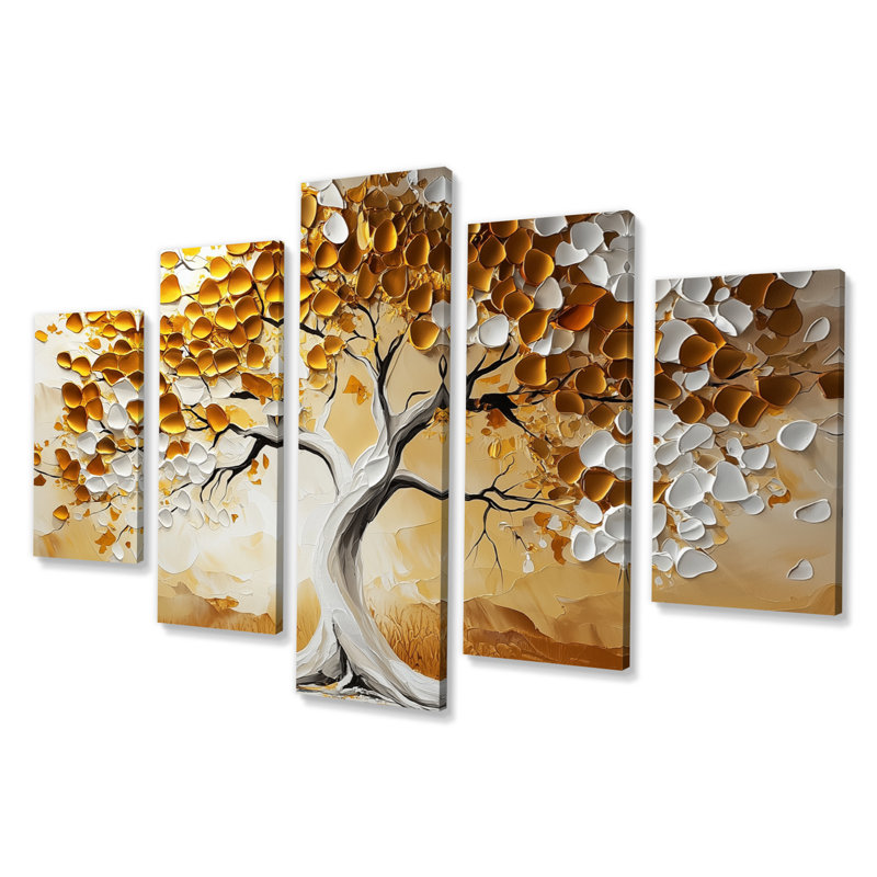 Or, blanc, fauve fougueux, arbre III