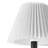 Costa 1 - Light 7''W Dimmable Iron ETL Armed Sconce With White Linen Shade-1048693394