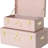 Metal Trunk Decorative Storage Box Set Of 2 College Dorm Chest With Handle-1510576589-1510576592-1510576590