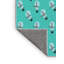 Tapis bleu tissé à la machine