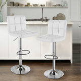 Tabouret de bar rotatif à hauteur ajustable Keithrick
