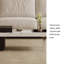 With Wood Storage Cabinet Retractable Square & Rectangular Coffee Table