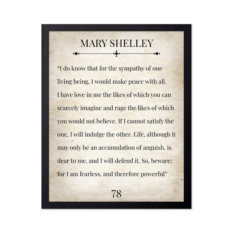 Mary Shelley Fearless, Sans cadre, Affiche, H 16 po x l 20 po